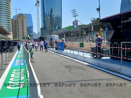 Bakıda azyaşlı azarkeşlər Formula 1 pilotlarına dəstək olublar