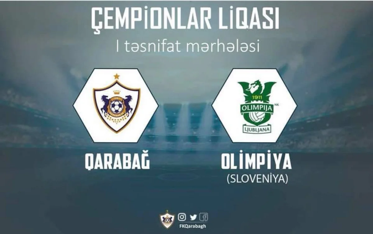 Bu gün Qarabağ Çempionlar Liqasında Olimpiya ilə cavab görüşünə çıxacaq