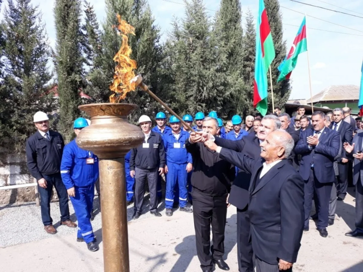 Tərtər rayonunun dörd kəndinə təbii qaz verilib