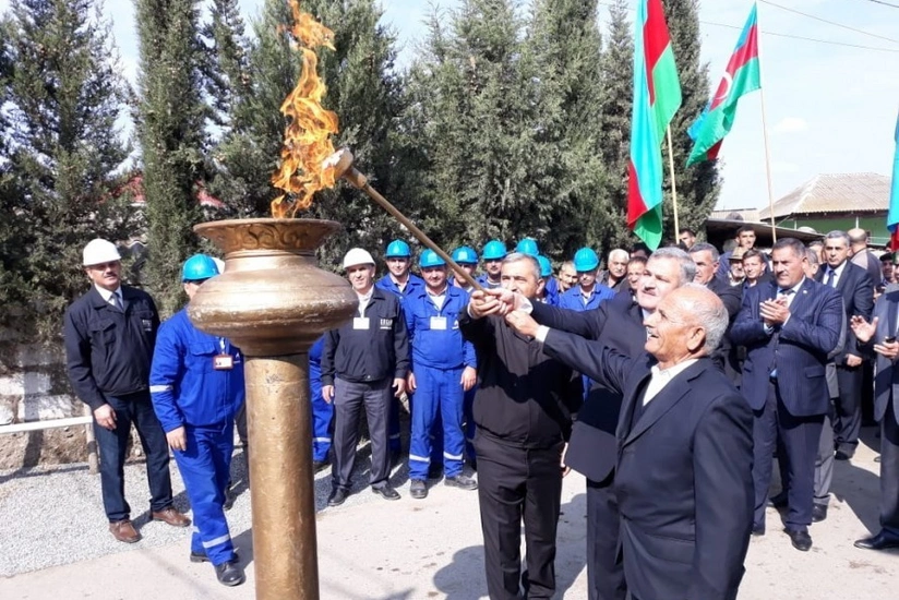 Tərtər rayonunun dörd kəndinə təbii qaz verilib