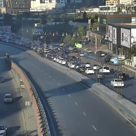 Bakının bir sıra yollarında tıxac müşahidə edilir