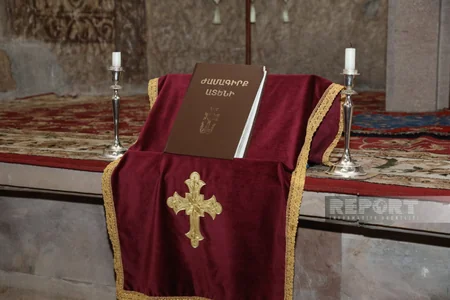 Dini icmaların nümayəndələri Xudavəng monastırında dini ayinlər həyata keçiriblər