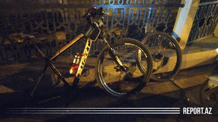 Bakıda avtomobil velosipedçini vurdu