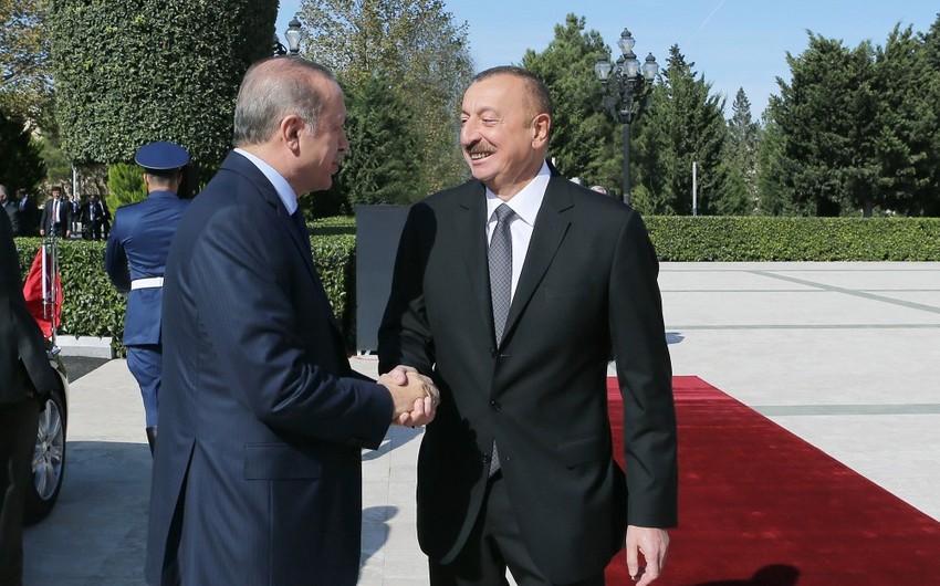 Ərdoğan: Türkiyə və Azərbaycan əlaqələri siyasi, iqtisadi, hərbi sahədə mükəmməl şəkildə inkişaf edir