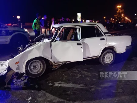 Gəncədə yol qəzası olub, ölən və xəsarət alan var  - VİDEO