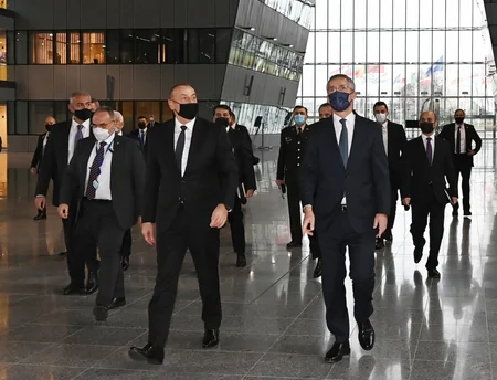 Prezident İlham Əliyevlə NATO Baş katibinin görüşü olub