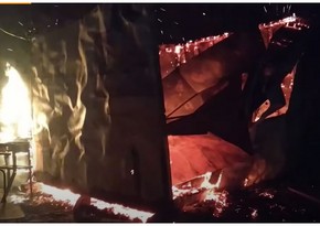  Armenians continue environmental terror by burning houses in Aghdam