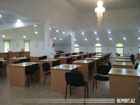 Cəbhə bölgəsində dezinfeksiya işləri - VİDEOREPORTAJ