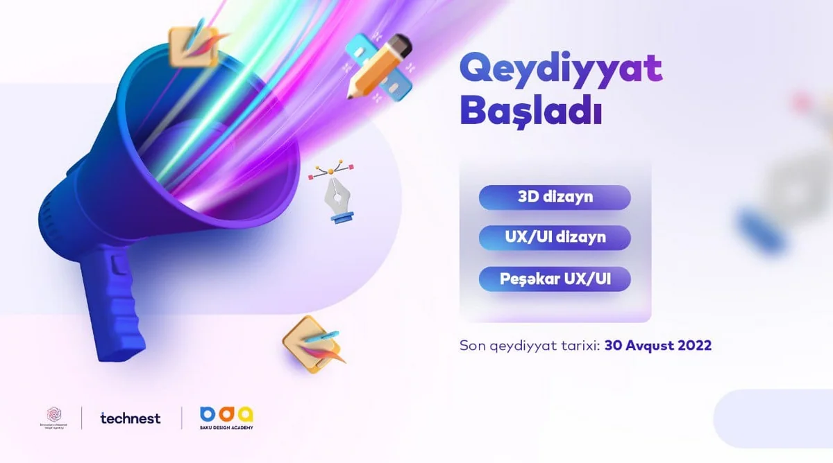 ‘’Technest’’ Təqaüd Proqramı çərçivəsində yeni kurslara qəbul elan edilib