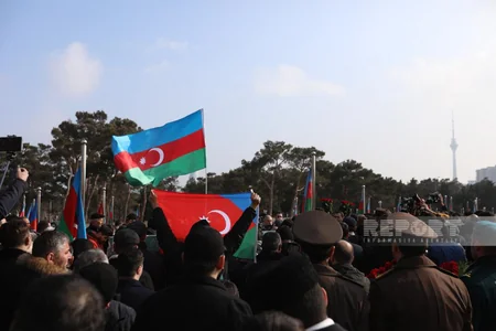 Şəhid Orxan Əsgərov İkinci Şəhidlər xiyabanında dəfn edilib - YENİLƏNİB-5