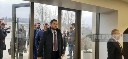 Serbiyanın Novi Pazar şəhər merinin rəhbərlik etdiyi nümayəndə heyəti Şuşada səfərdədir