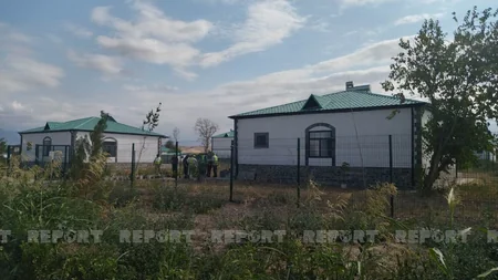 Ağalı kəndinə köçürülən əhali yeni tikilən evlərdə yerləşdirilib