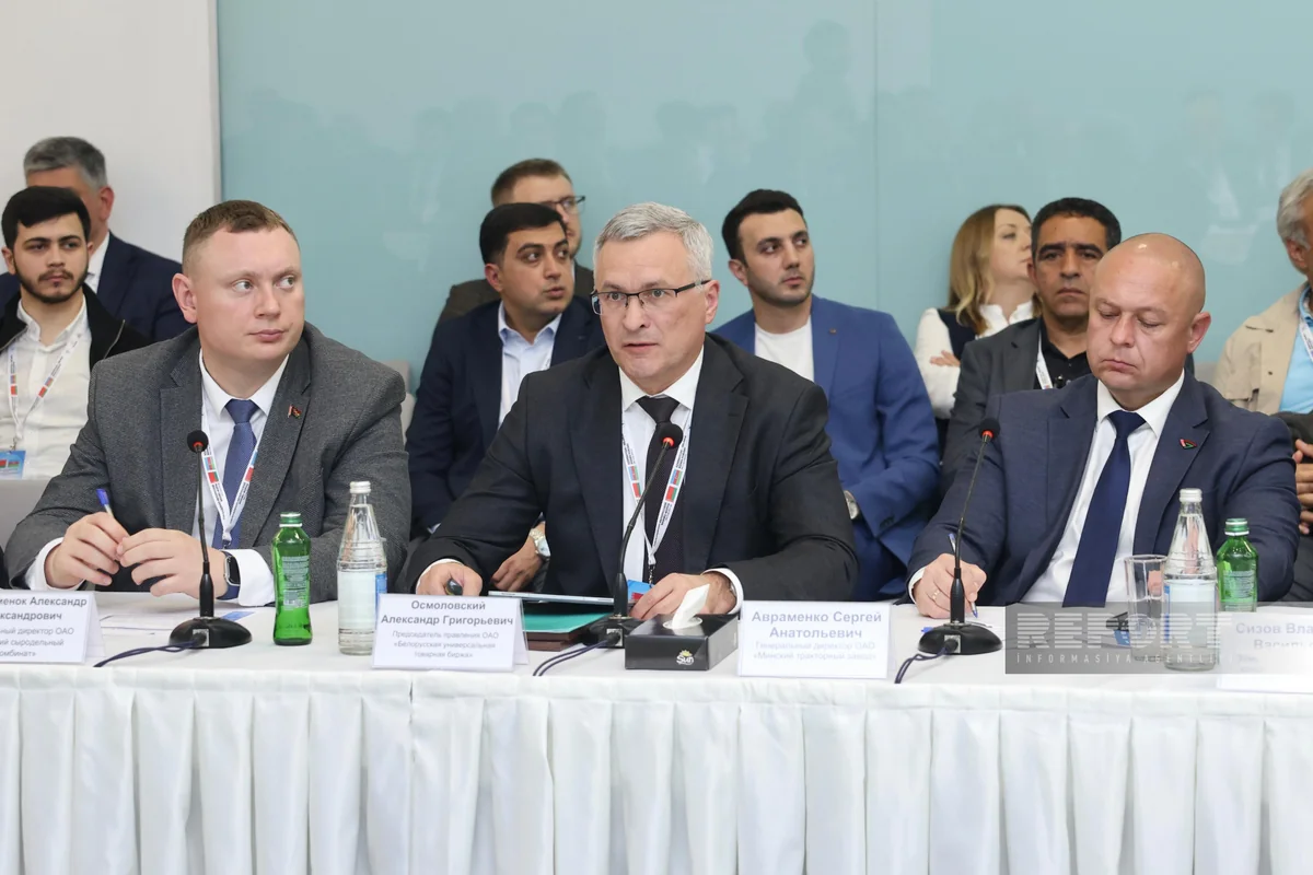 Aleksandr Osmolovski: Belarus və Azərbaycanın ticarət dövriyyəsində birja əqdlərinin payı 21 %-ə çatıb