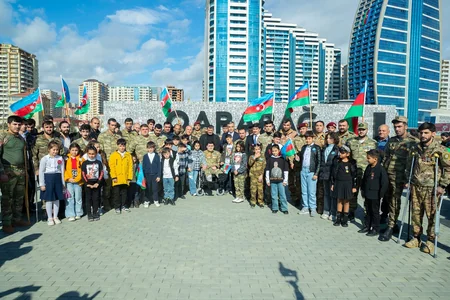 Bakıda Vətən müharibəsi qazilərinin iştirakı ilə Zəfər avtoyürüşü keçirilir