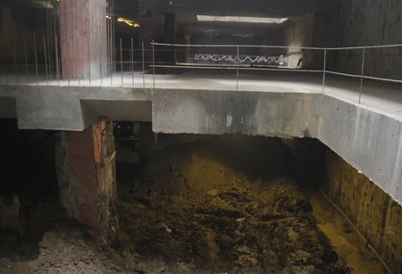 Bakı Metropoliteni: “B-04” stansiyasının üçüncü səviyyəsinin inşası başa çatıb