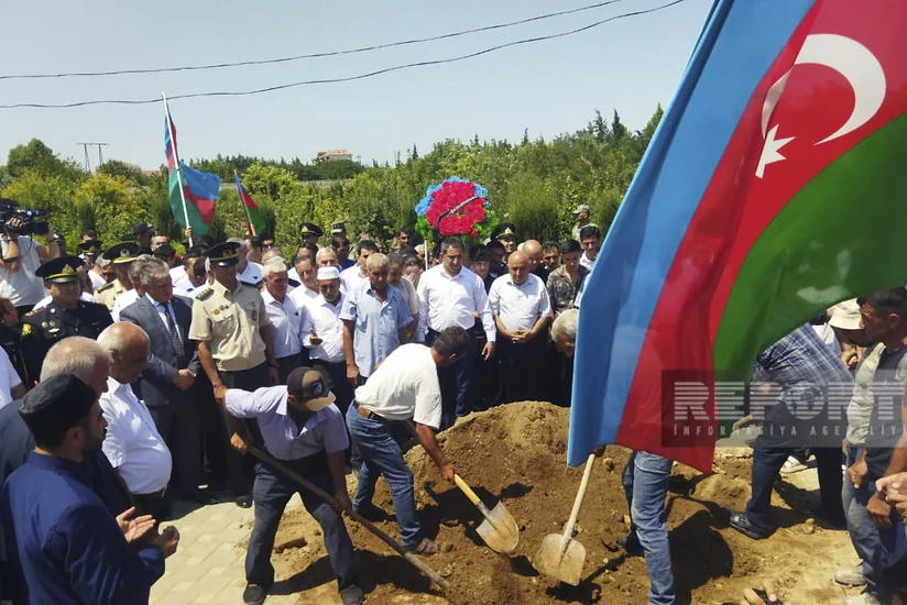 В Агдаме простились с шехидом I Карабахской войны Мамедом Мирзоевым