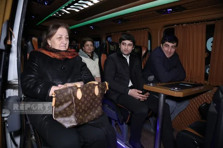 Another group of former IDPs leaves for Azerbaijan's Jabrayil