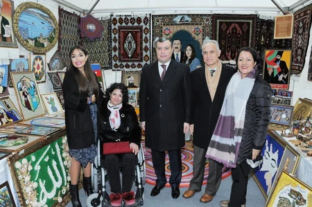 Leyla Əliyeva X Ümumrespublika Yaradıcılıq Sərgi-Yarmarkasının açılışında iştirak edib