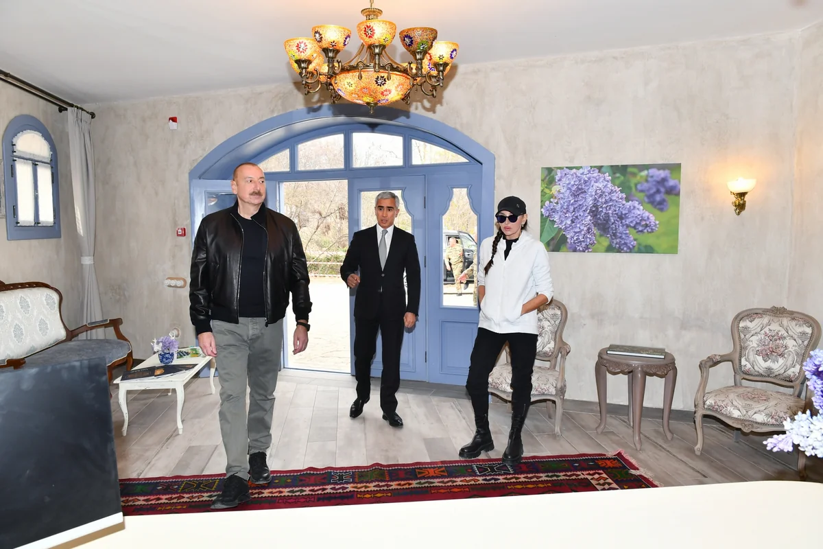 Prezident və birinci xanım Şuşada “Yasəmən” otelinin açılışında iştirak ediblər