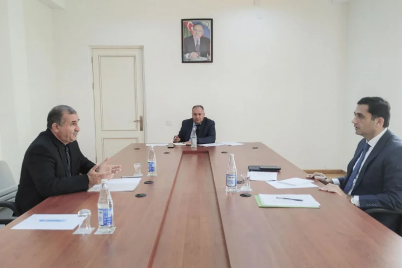 Aqrar Sığorta Fondunun sədri İsmayıllıda vətəndaşları qəbul edib