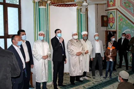 Gürcüstanda Ramazan bayramı namazları qılınıb