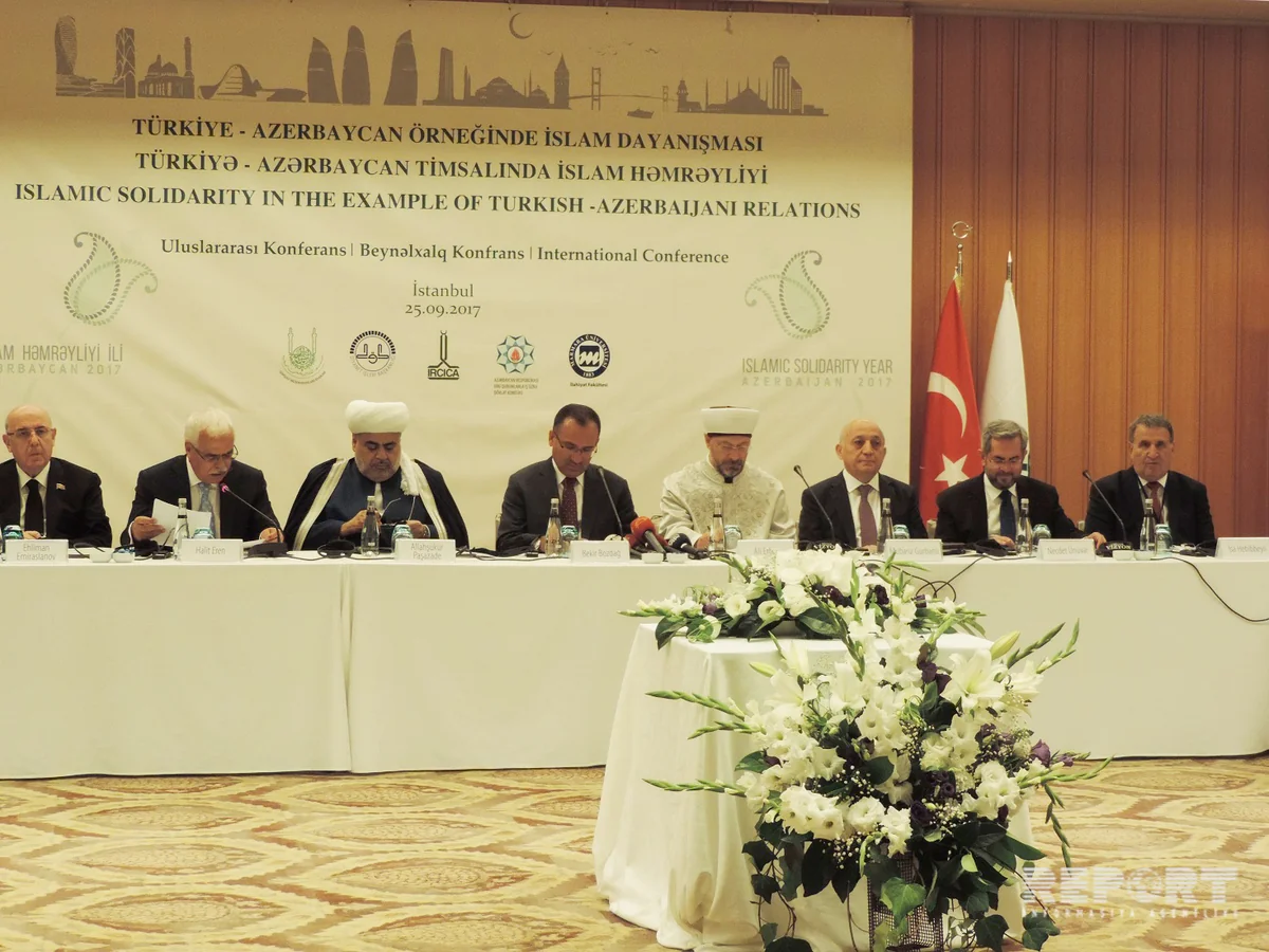 İstanbulda Allahşükür Paşazadə və Mübariz Qurbanlının iştirakı ilə beynəlxalq konfrans keçirilir