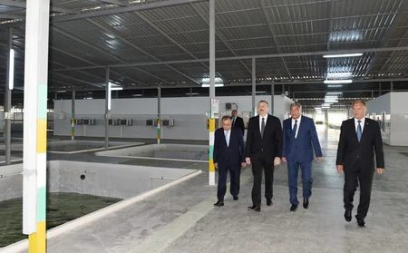 Yevlaxda balıqartırma müəssisəsi istifadəyə verilib