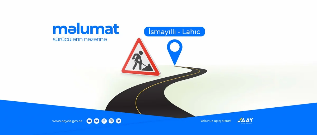 İsmayıllı-Lahıc-Burovdal avtomobil yolunda nəqliyyatın hərəkəti bərpa edilib