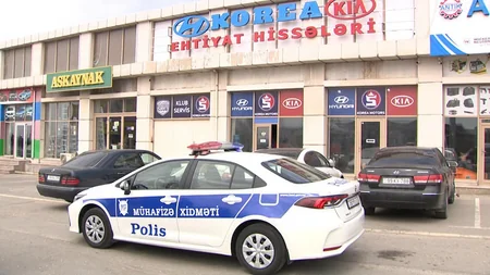 Bayram gecəsi avtomobil ehtiyat hissələri mağazasından oğurluq olub