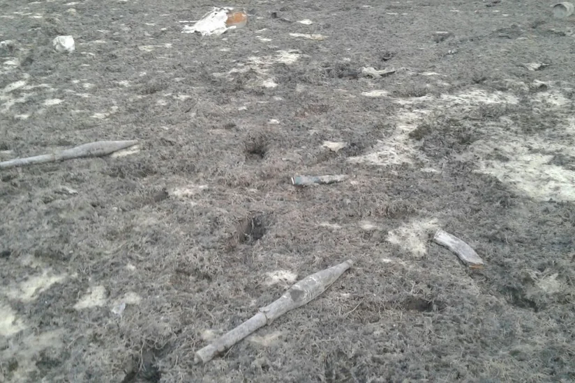 Gədəbəydə 33 ədəd müxtəlif tipli hərbi sursat aşkar edilib - FOTO