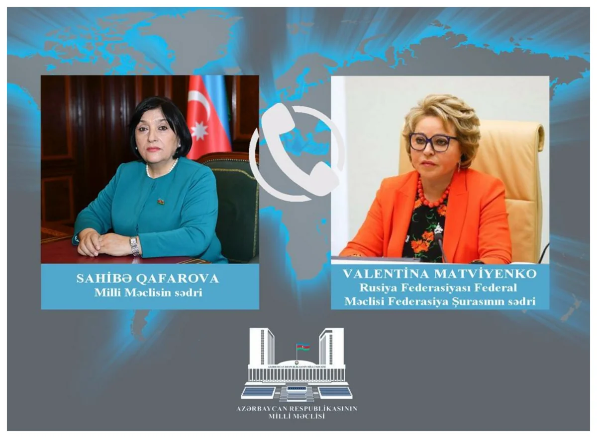 Sahibə Qafarova Valentina Matviyenkoya Gəncəyə raket atılması barədə məlumat verdi