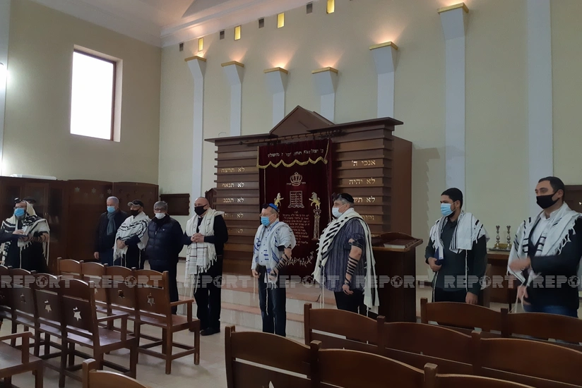 Bakıdakı yəhudi sinaqoqunda şəhidlərin xatirəsi anıldı
