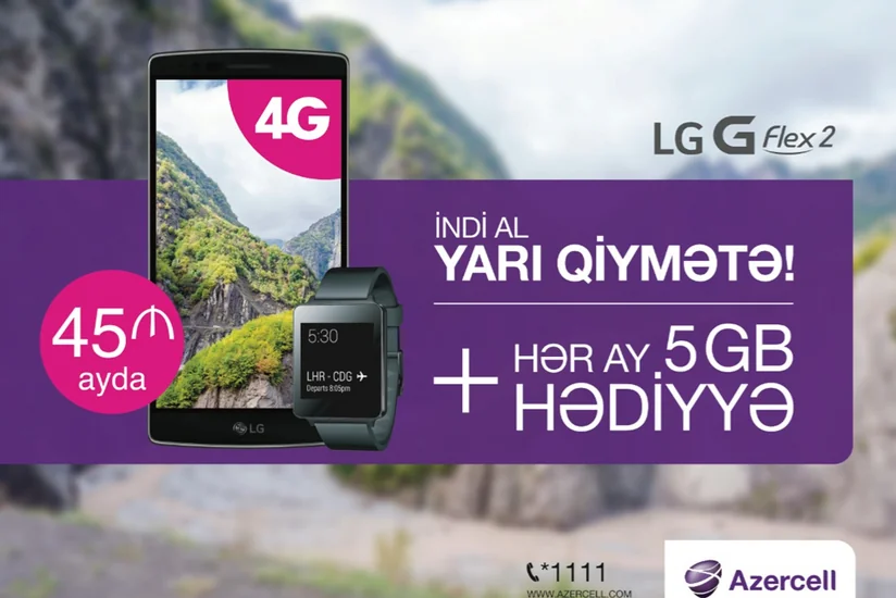 Azercell 4G dəstəkli yeni smartfon kampaniyası keçirir