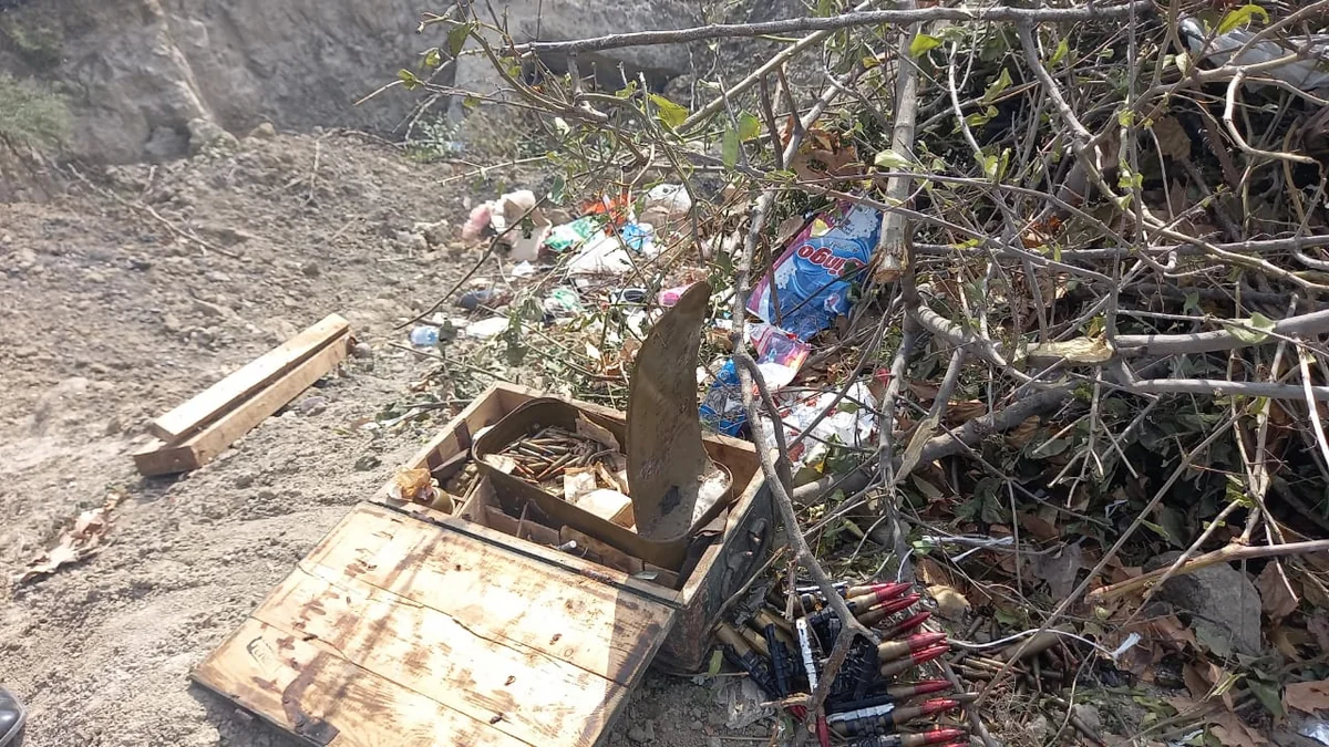 В Мингячевире обнаружены боеприпасы