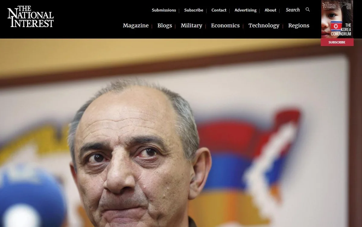 “The National İnterest” jurnalında “Dağlıq Qarabağ münaqişəsi Ermənistanı məhv edir” başlıqlı məqalə dərc edilib