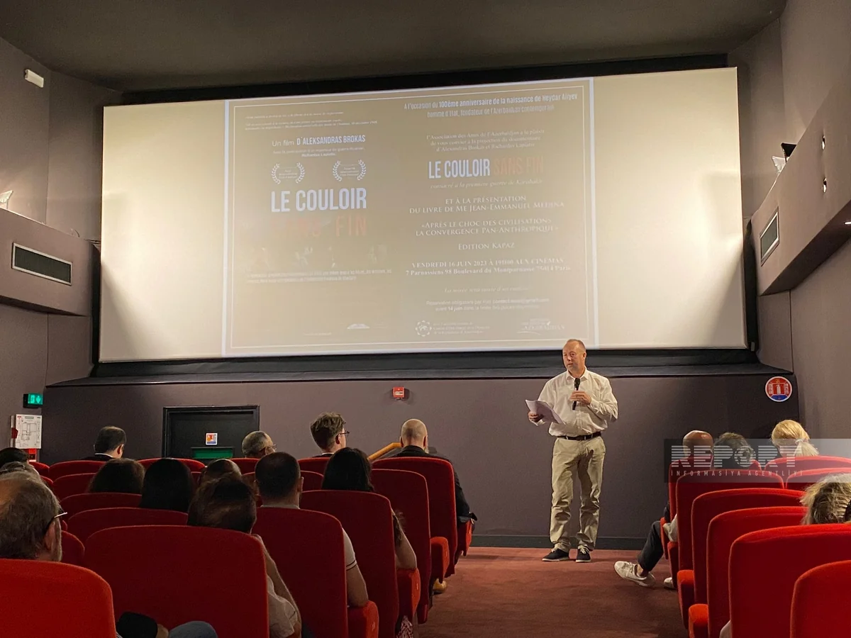 Parisdə Xocalı soyqırımınına həsr olunan filmin nümayişi və kitabın təqdimatı keçirilib