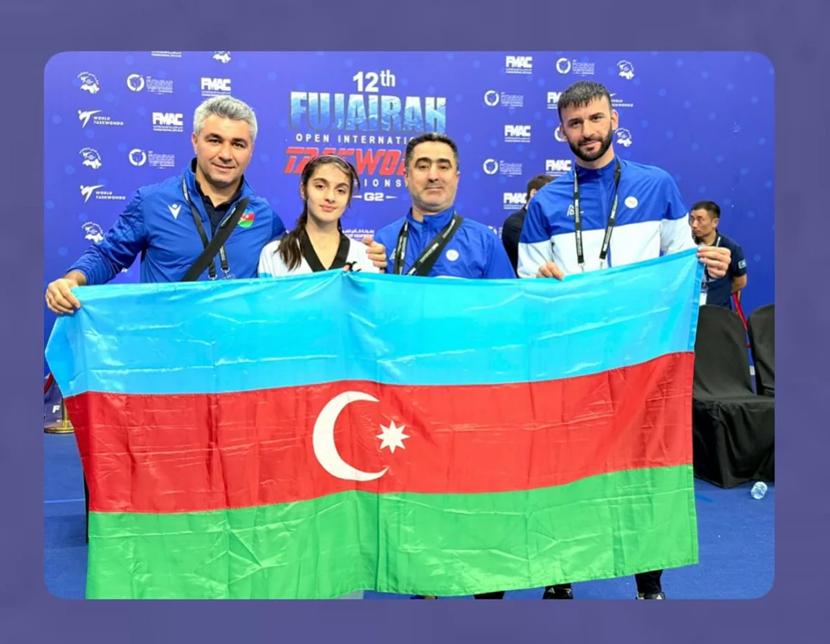 Azərbaycan taekvondoçuları “Fujairah Open” beynəlxalq turnirində 6 medal qazanıblar