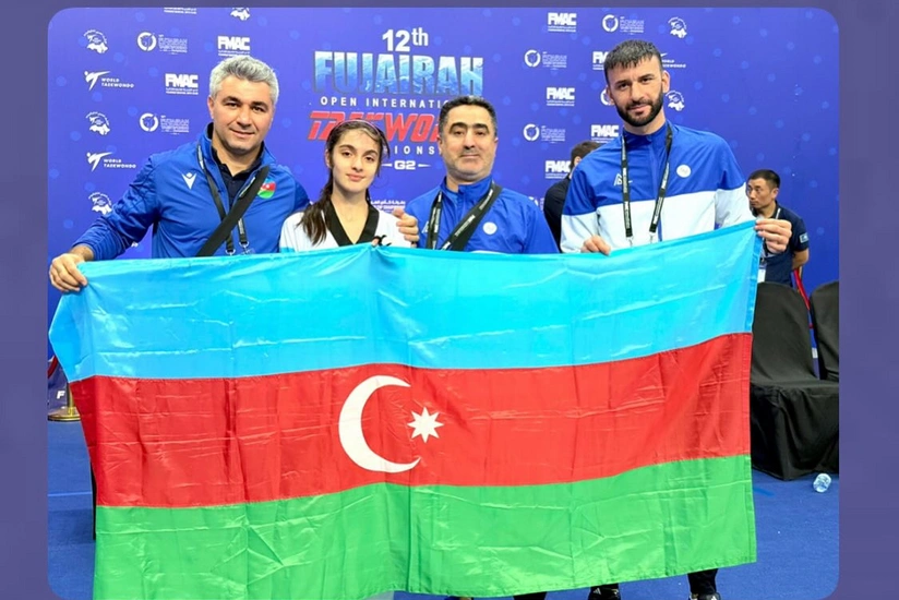 Azərbaycan taekvondoçuları “Fujairah Open” beynəlxalq turnirində 6 medal qazanıblar