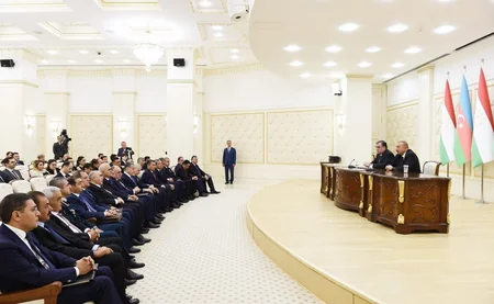 Azərbaycan və Tacikistan prezidentləri mətbuata bəyanatlarla çıxış ediblər - YENİLƏNİB