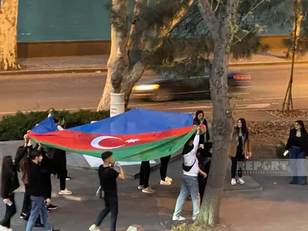 Tbilisidə Azərbaycanın Bayraq Gününə həsr olunmuş fləşmob keçirilib