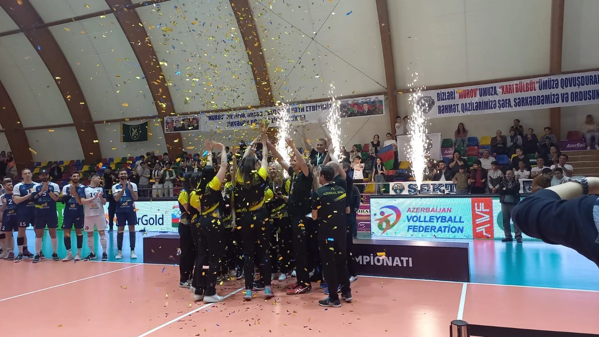 Voleybol üzrə Azərbaycan Yüksək Liqalarının qalibləri mükafatlandırılıblar