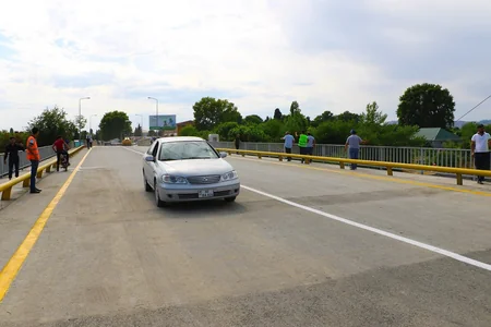 Восстановлен и передан в эксплуатацию мост над рекой Гейчай - ФОТО - ВИДЕО