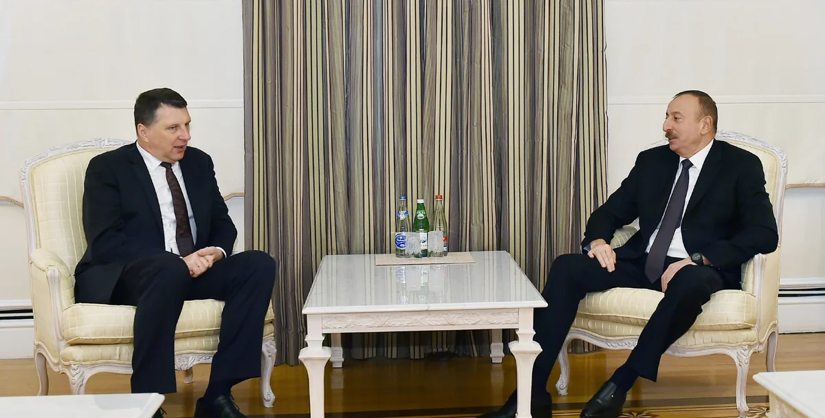 Latviyanın dövlət başçısı Prezident İlham Əliyevi təbrik edib
