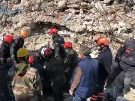 Azerbaijani rescuers save 53 people trapped under rubble, recover 771 bodies