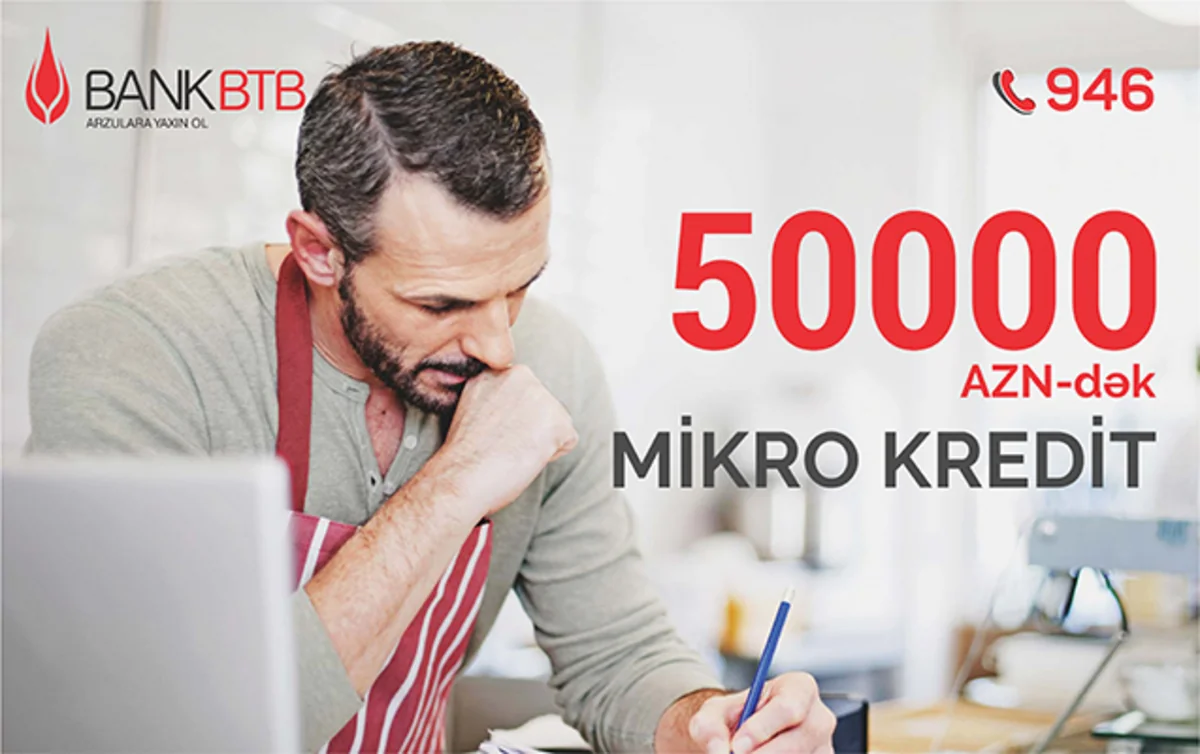 Bank BTBdən biznes qurmaq istəyənlərə mikrokredit