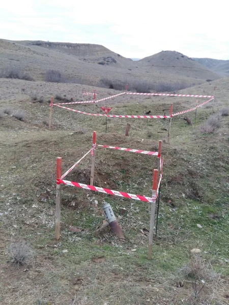 Ağstafada 517 ədəd müxtəlif növ partlamamış hərbi sursat aşkar olunub