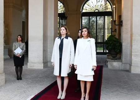 Official welcome ceremony held for President Ilham Aliyev in Rome