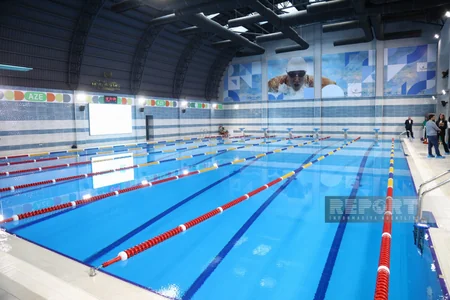 Bakıda yeni üzgüçülük hovuzu istifadəyə verilib