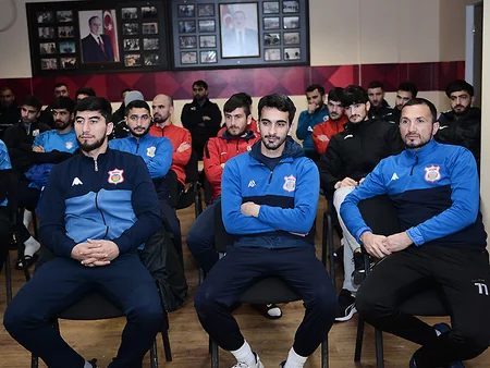 Azərbaycan I Liqası klubunun üzvlərinə danışılmış oyunlarla bağlı seminar keçirilib