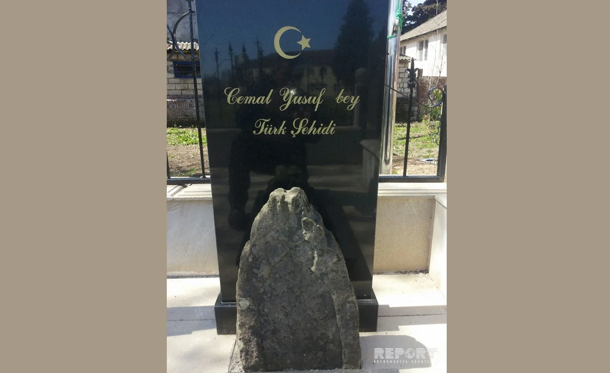 Astarada türk zabitinin məzarına xatirə lövhəsi qoyulub - FOTO
